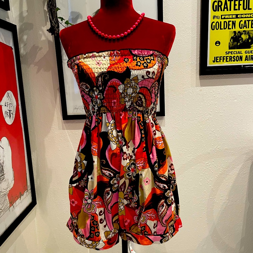 Xhilaration floral print “Romper” size medium